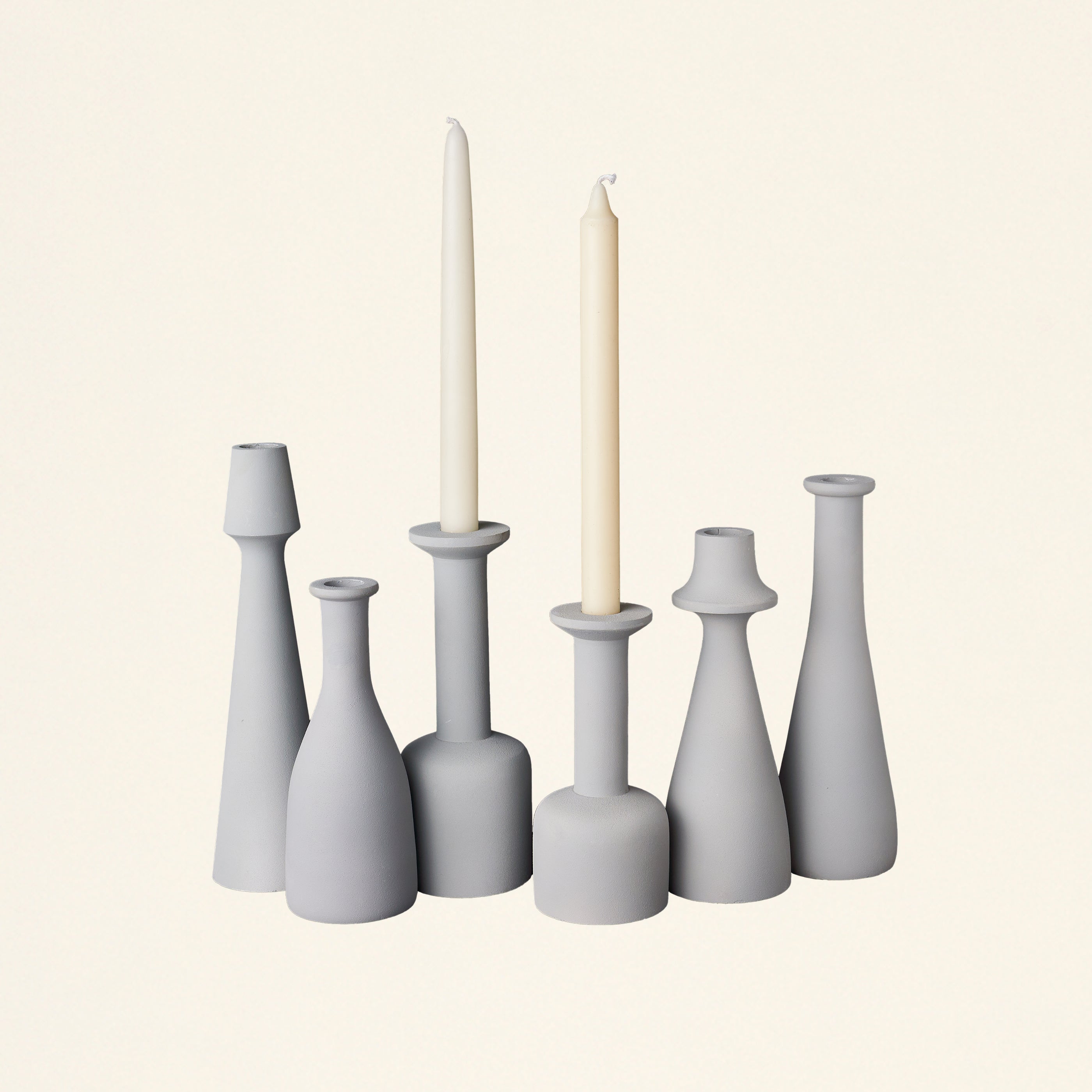 Pyrgos Taper Candle Holders