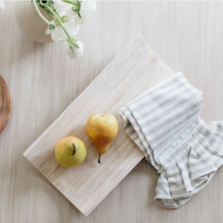 Curved Paulownia Wood Tray