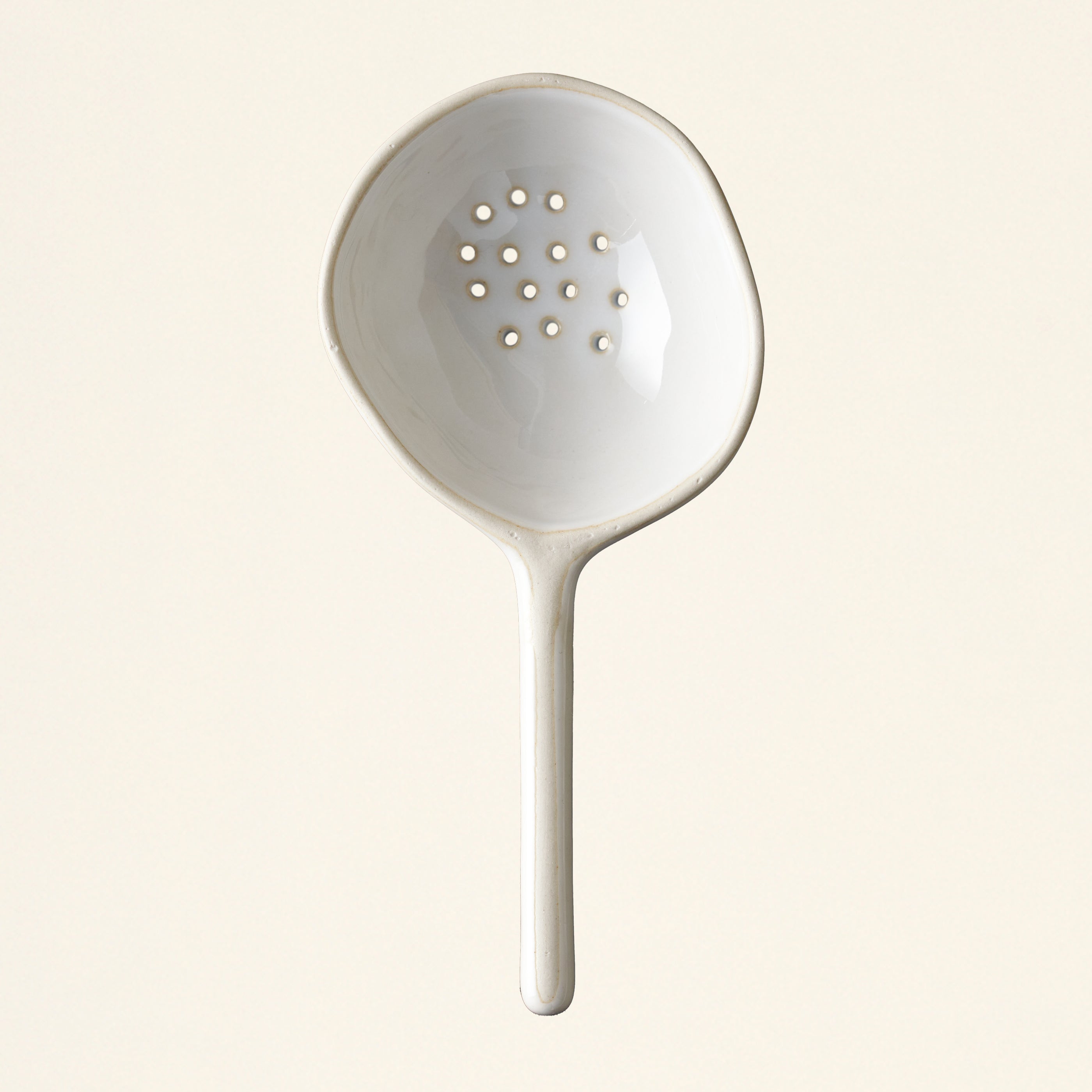 Stoneware Strainer Spoon – KATE MARKER HOME