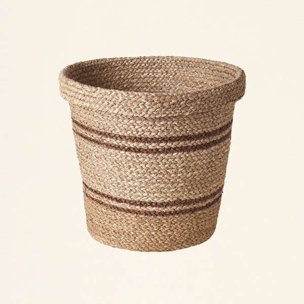 Striped Seagrass Basket – KATE MARKER HOME