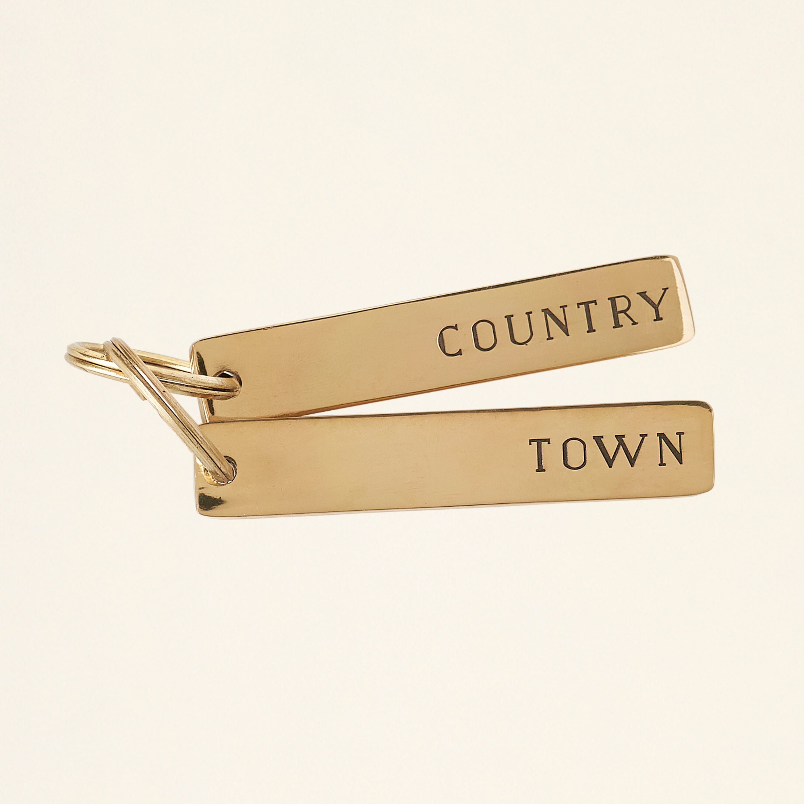 Town & Country Brass Key Rings – BLACKBARN Shop
