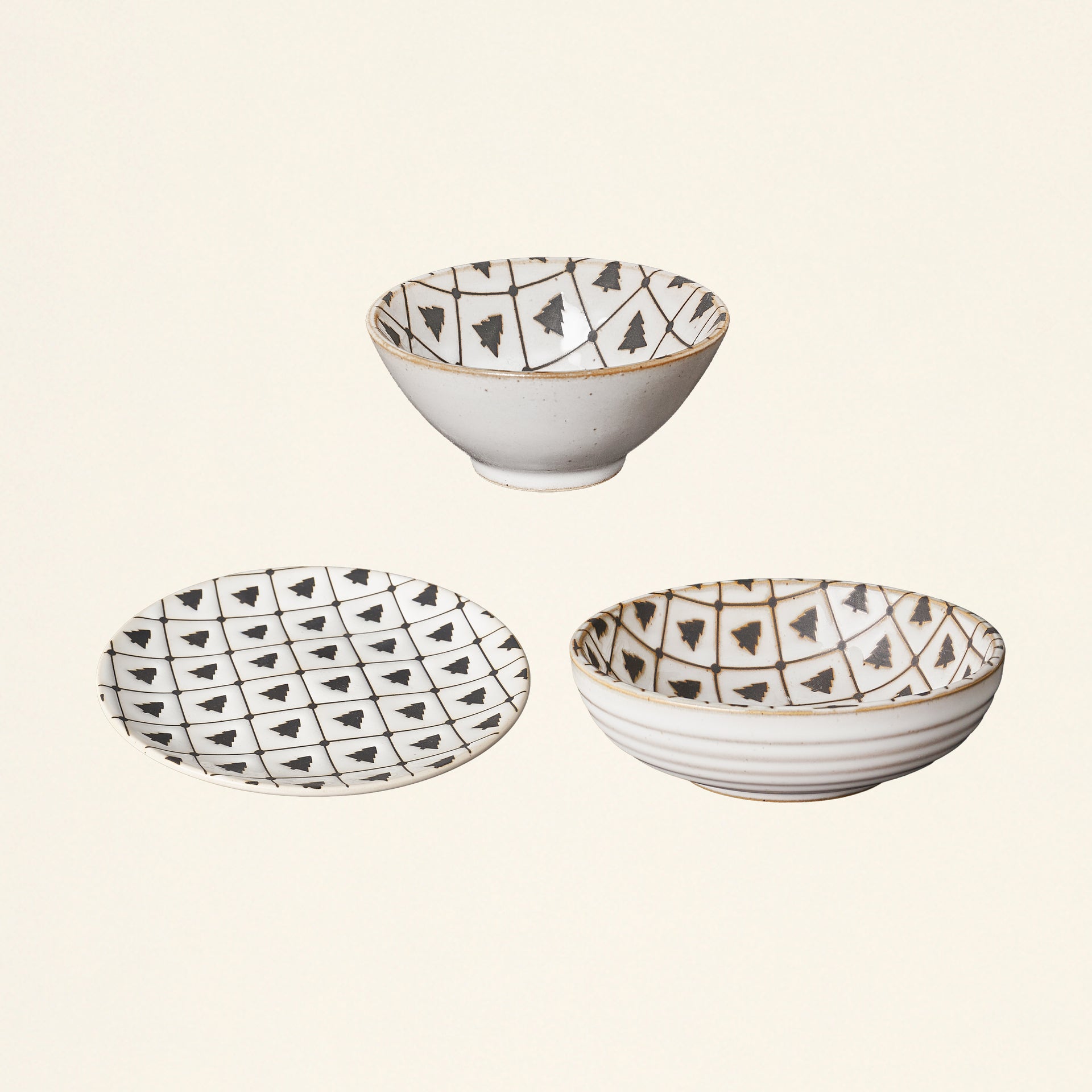 Tree Pattern Dip Bowl