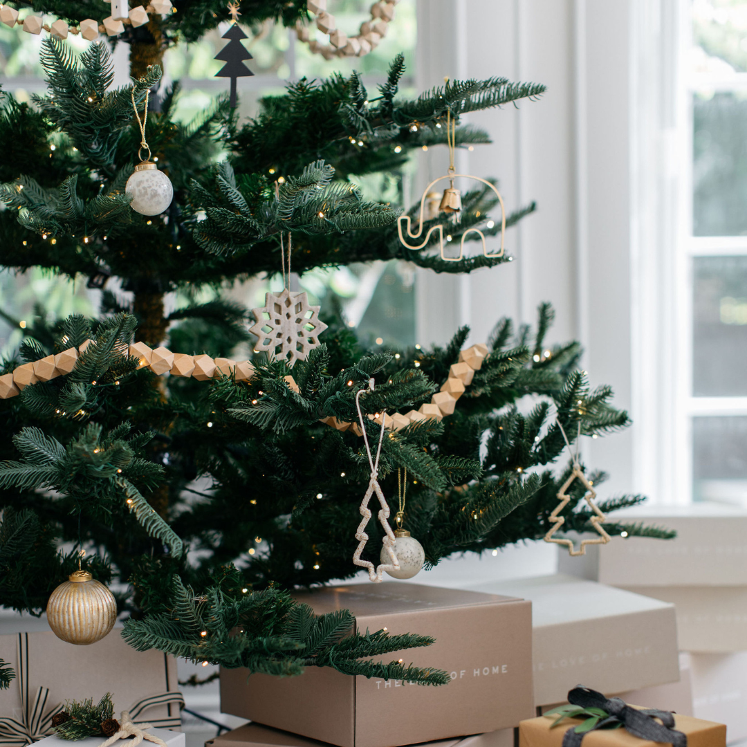 Chunky Geo Wood Garland