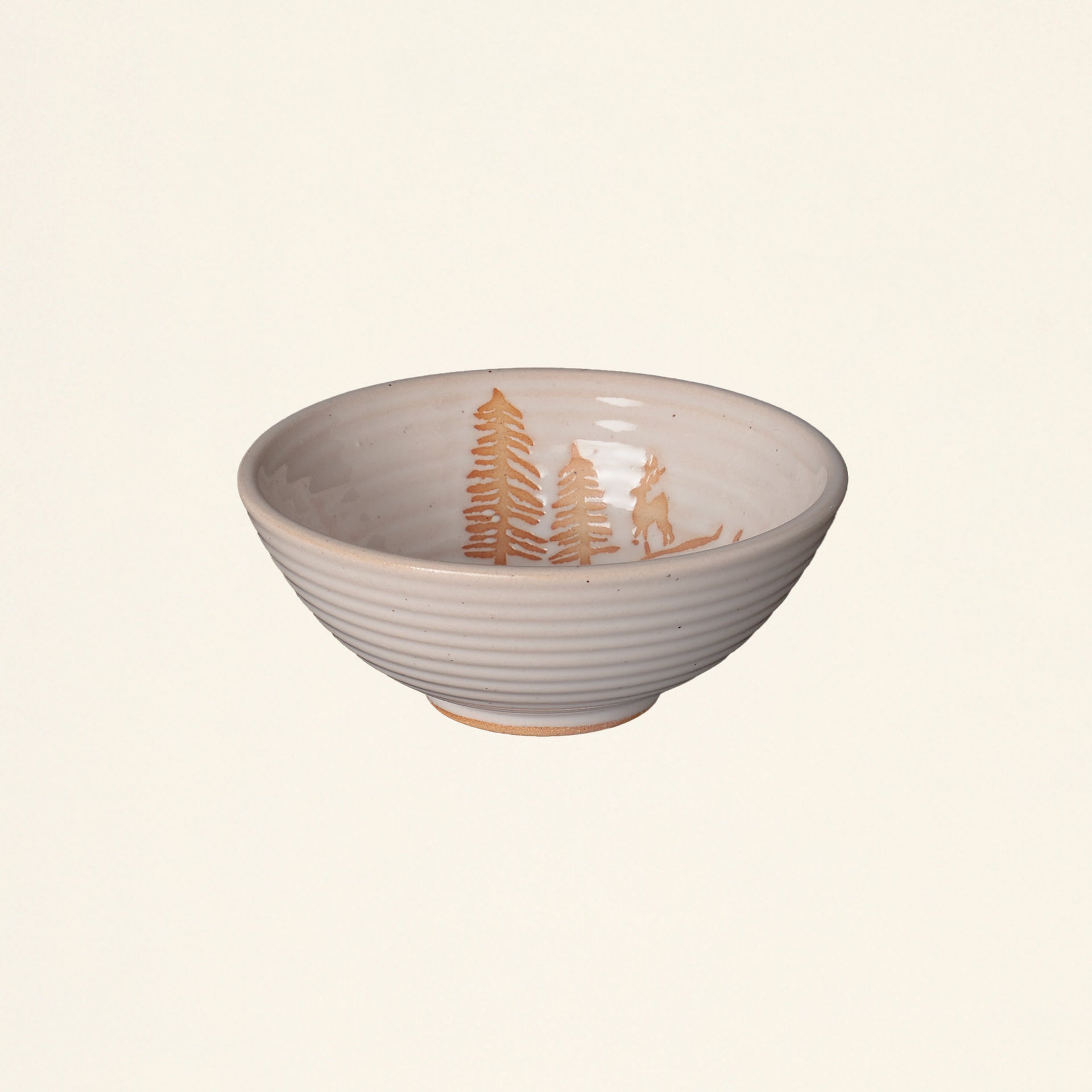 Winter Town Ribbed Bowls - Set of 2