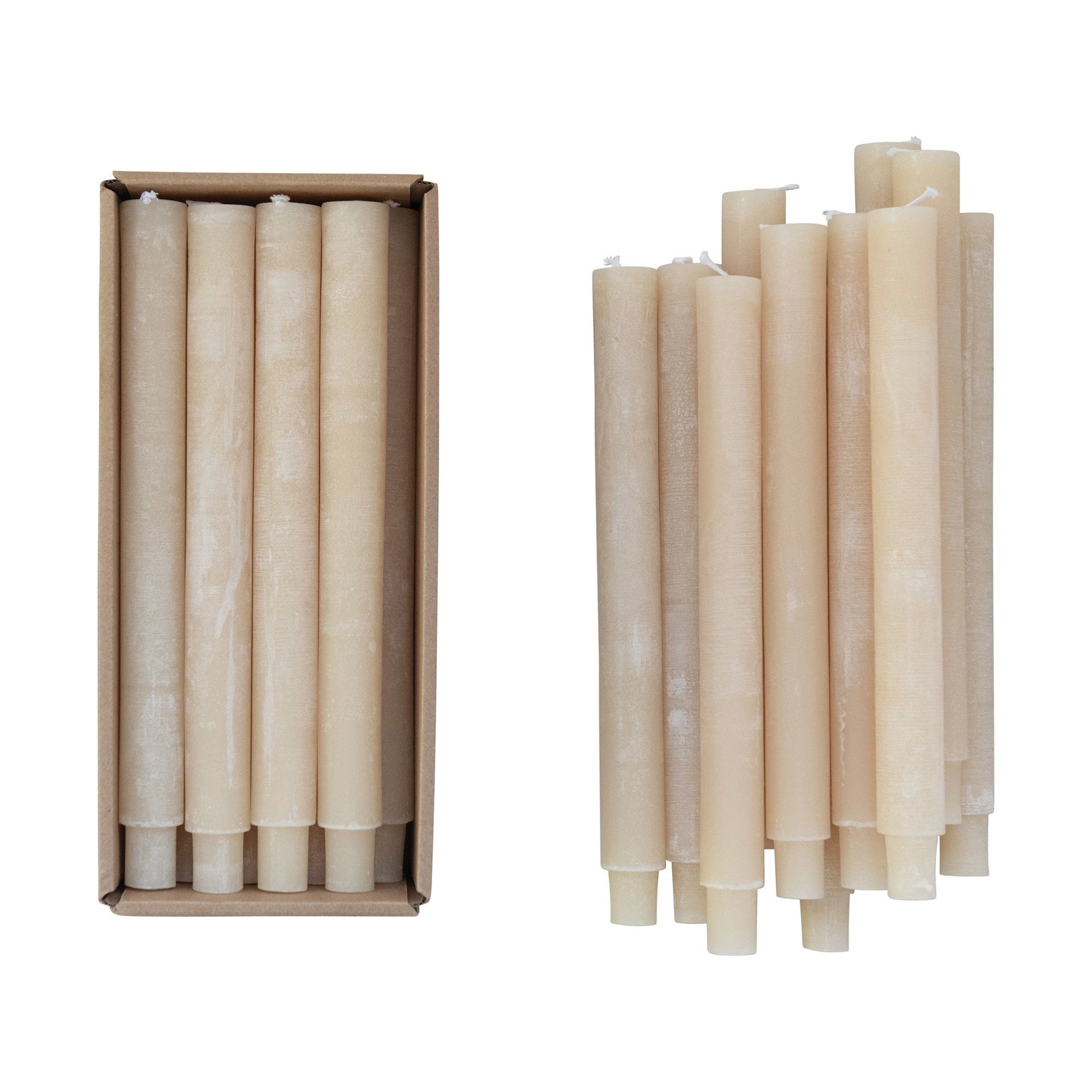 Unscented Taper Candles - Set of 12